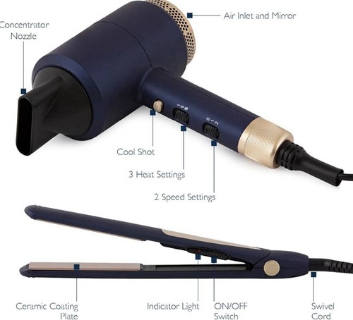 Carmen hair dryer and ceramic - and,