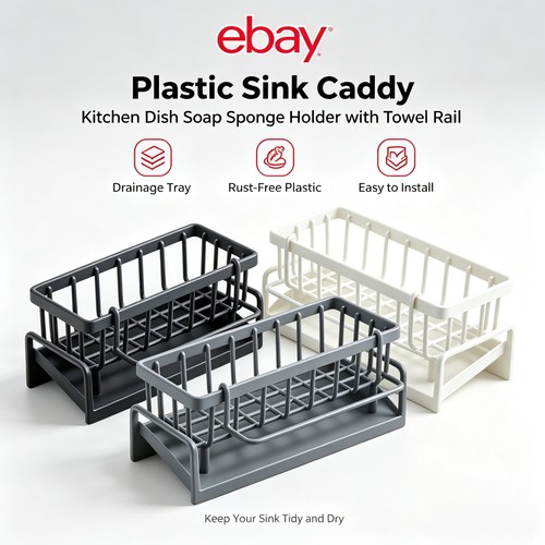 Plastic kitchen sink caddy - kitchen,