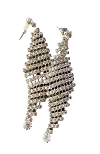 Diamond shape silver women - shape,