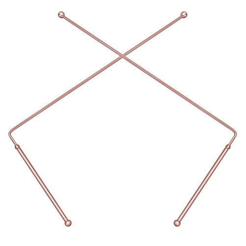 Copper dowsing rods 2pcs - copper,
