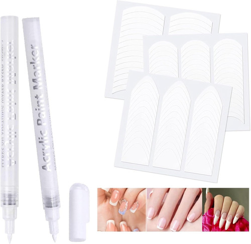 French manicure kit include - french,