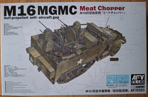 Afv club m16 - 1/35, mgmc