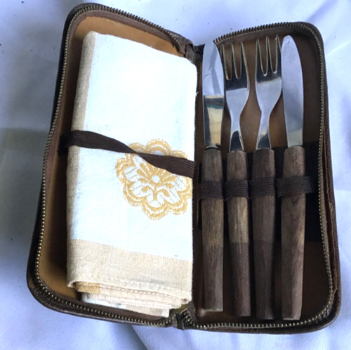 Vintage travelling cutlery - vintage, set