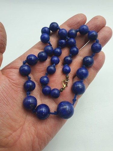 Vintage graduated lapis - vintage, lazuli