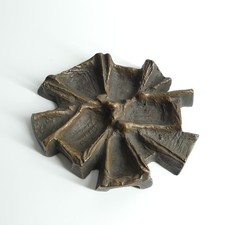 brutalist table object bowl bronze 1960s