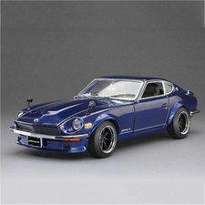 Sun Star 1:18 1971 Nissan Fairlady Z (S30) - Midnight Blue (RHD) Alloy Car Model