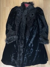 Black Victorian Silk velvet