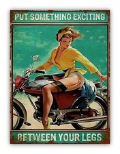 Funny Rude Motorcycle Metal