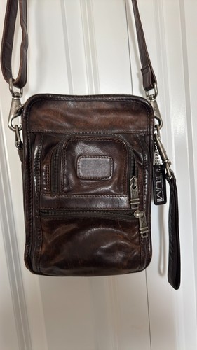 Tumi shoulder bag all leather - tumi,