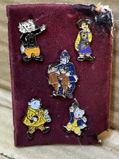 Five Rupert The Bear Metal Pin