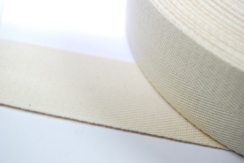 Cotton herringbone webbing - webbing,