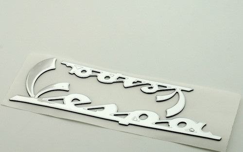 Vespa side legshield badge - side,