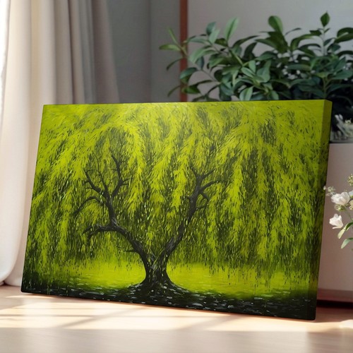 Weeping willow tree - willow, minimalism