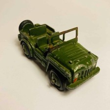 Dinky Toys #674 Austin Champ Army Car - Original Vintage (ref14)