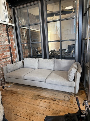 Three seater light grey - light, fabric