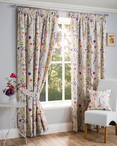 Lined pencil pleat - lined,