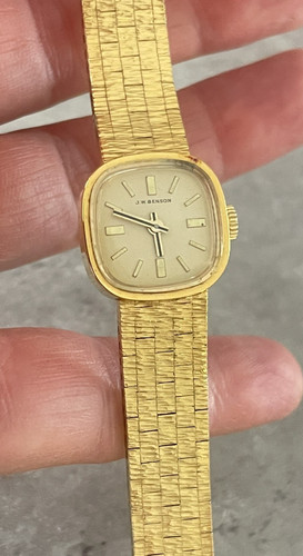 Benson ladies watch - w, gold