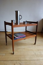 Grete Jalk Danish Mid Century Vintage Scandinavian Teak  Drinks Trolley/Cart