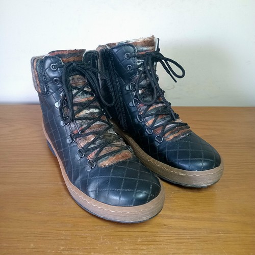 Rieker diamond effect boots - diamond,