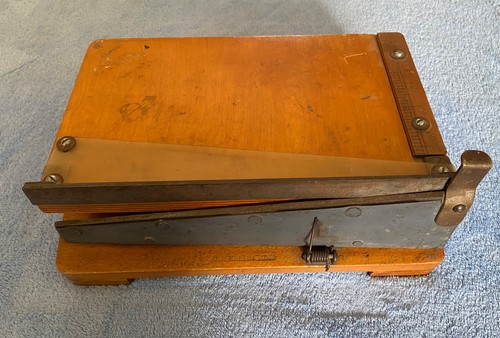 Antique merretts wooden paper - merretts,