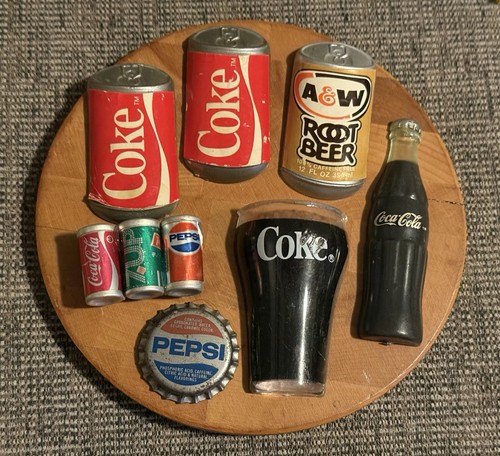 Vtg 80s realistic soda bottle - realistic,