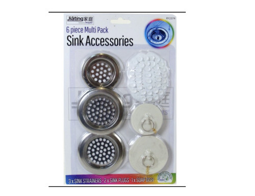 Metal sink strainer set - metal,