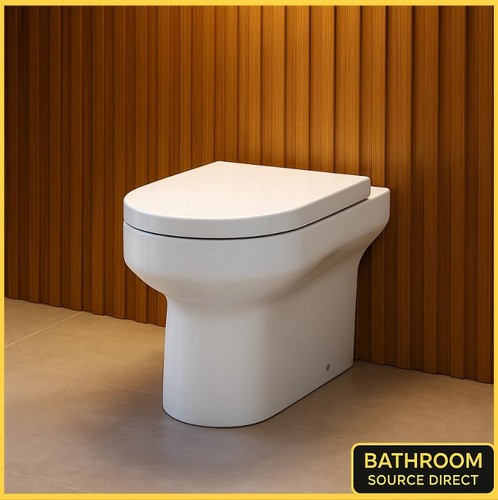 Shaped back wall toilet - wall,
