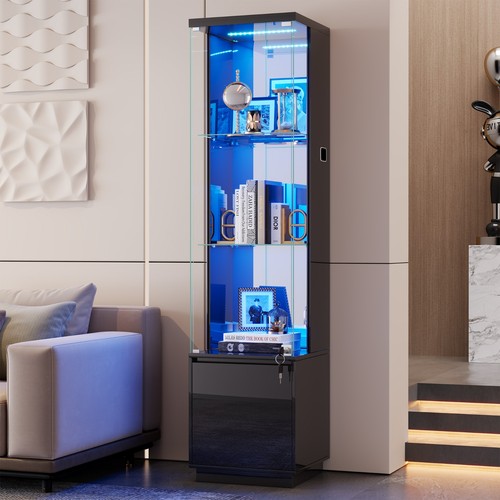 Tall display cabinet with - tall,