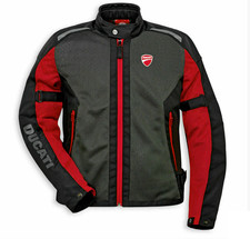 New Ducati Corse Motorcycle Racing Textile Jacket Waterproof Touring