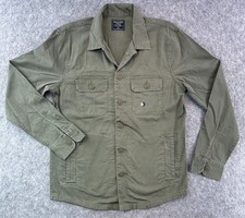 Abercrombie & Fitch Men's Olive Green L/S Military Style Shirt sz M (15510) NWT