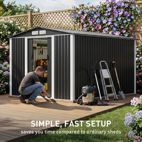 Metal garden shed - metal,