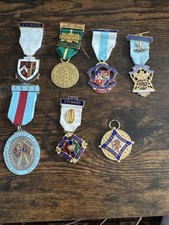 7 X Masonic Medals jewels