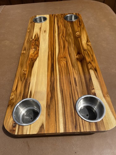 Boat teak table - teak, top