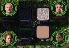 Black Panther, Freeman / Bassett / Nyong’o / Wright Quad Costume Card KQ-RRNS