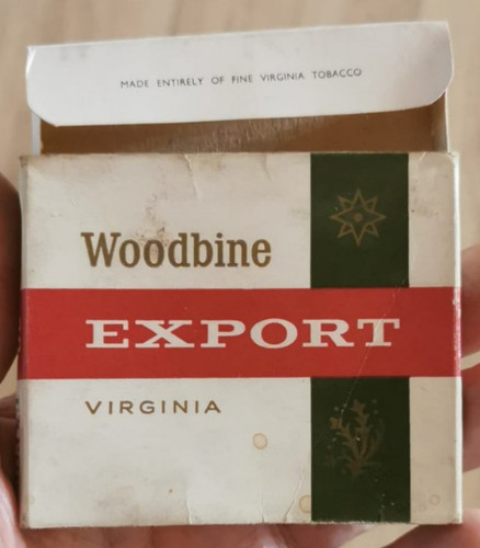 Woodbine export empty 20s - export,