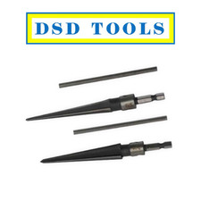 US PRO 2PC TAPERED REAMER SET FOR HAND & POWER TOOL 3-16MM 2946