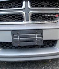 License Plate Tag Holder Mount Relocator Adapter Bumper Kit Bracket for DODGE