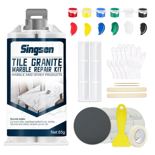 Granite tile marble repair kit - repair,