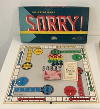 Vintage  SORRY Board Game 1954