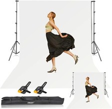 Emart 5x10ft white backdrop - white,