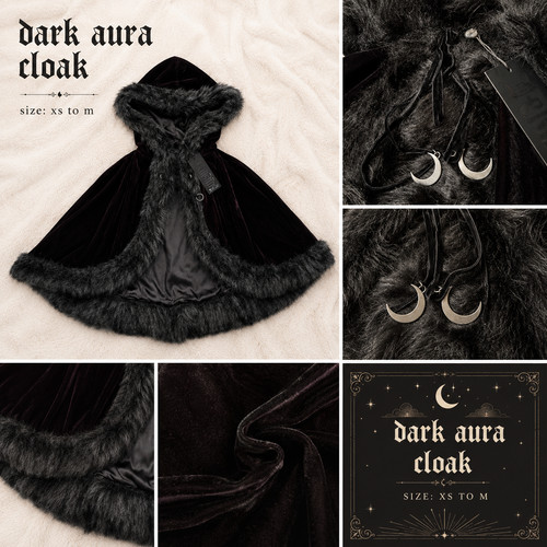 Killstar dark aura cloak - dark,