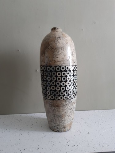 Large floor vase - large, crackle
