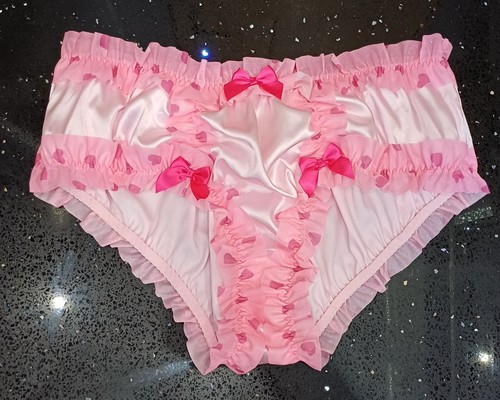 Vintage style sissy silk - style, satin