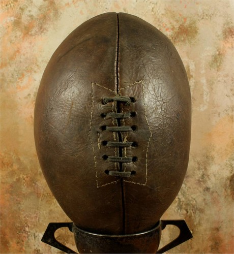 Vintage leather rugby ball - leather,