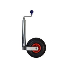 48mm Trailer Jockey Wheel 75kg Pneumatic Wheel - Dinghy Boat Jet Ski - Maypole
