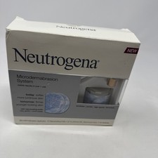 Neutrogena Microdermabrasion System Kit With 12 Rejuvenating Puffs NEW OPEN BOX