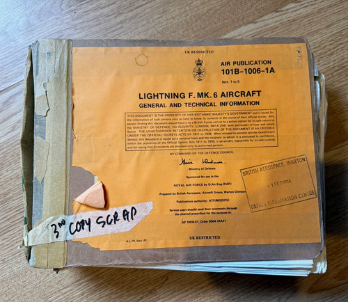 Lightning 6 aircraft - f.mk.6,