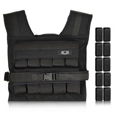 KK Weight Vest From 1kg to 20kg Or 30kg Adjustable Cast Iron Weights Training