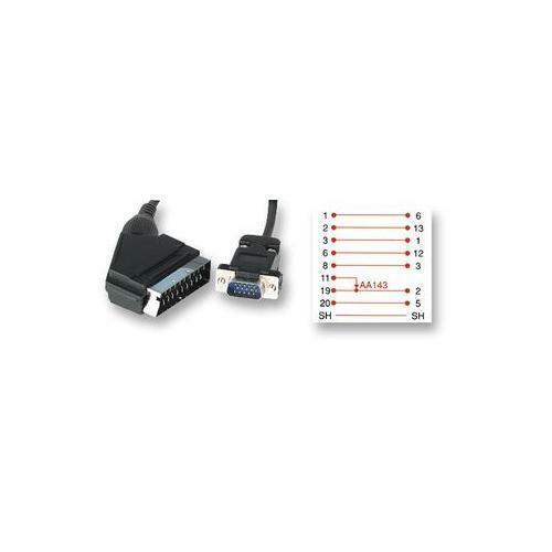 21pin scart 15pin sub vga - 21pin,