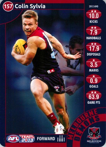 2013 melbourne demons - afl, card